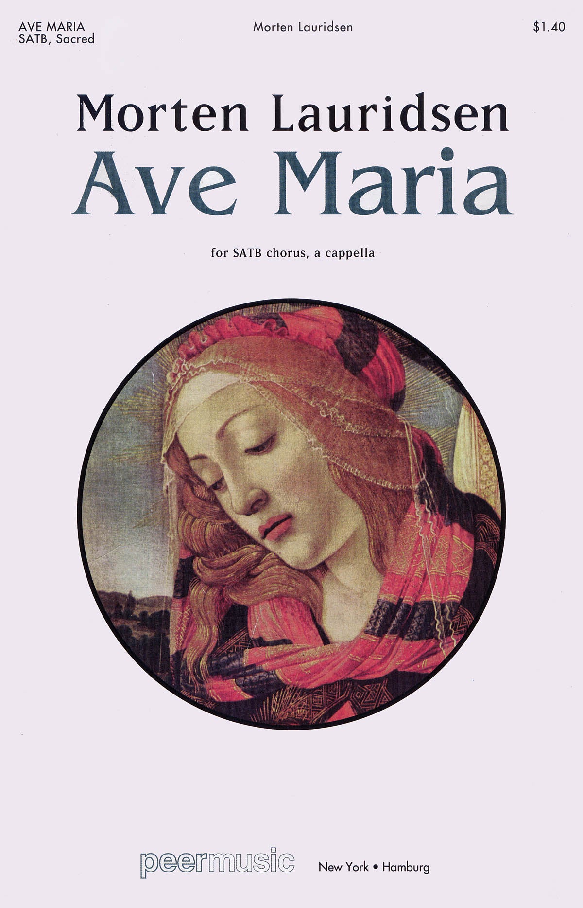 Lauridson Ave Maria SATB Peer