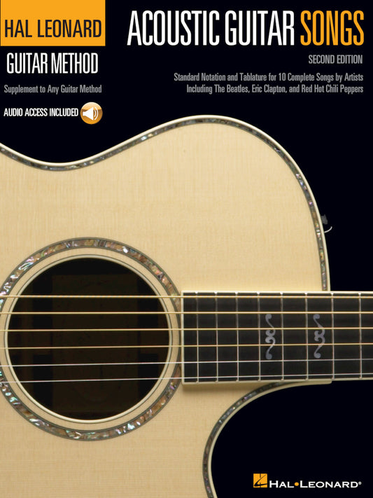 HL Acoustic Gtr Songs 2nd Ed Bk+Aud