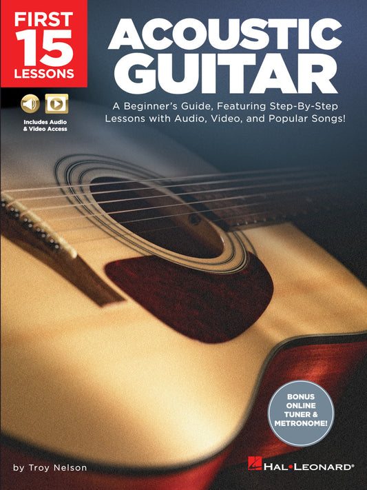 First 15 Lessons AGtr Beginners Bk
