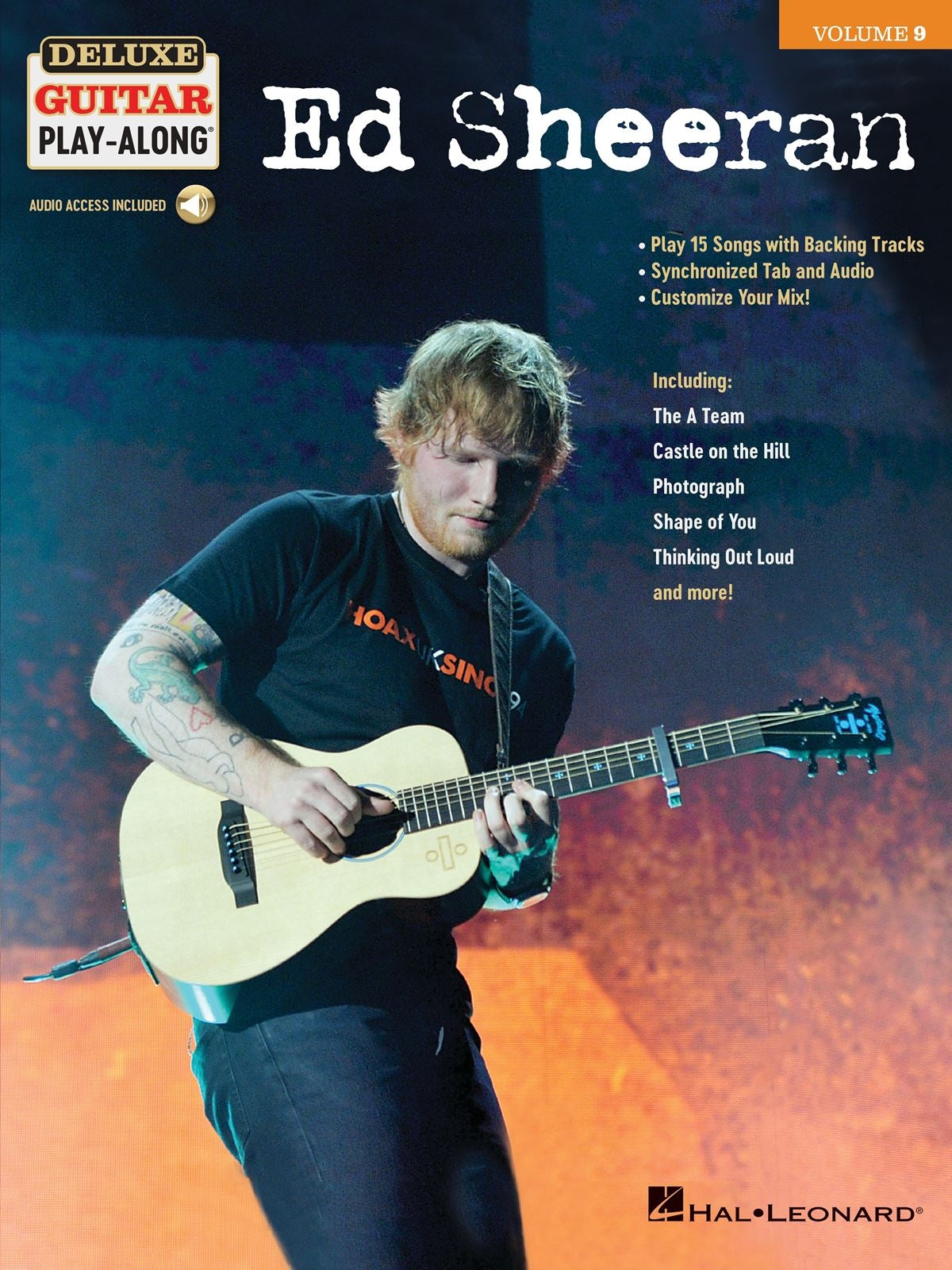 Ed Sheeran Gtr Playalong TAB Bk+Audio H