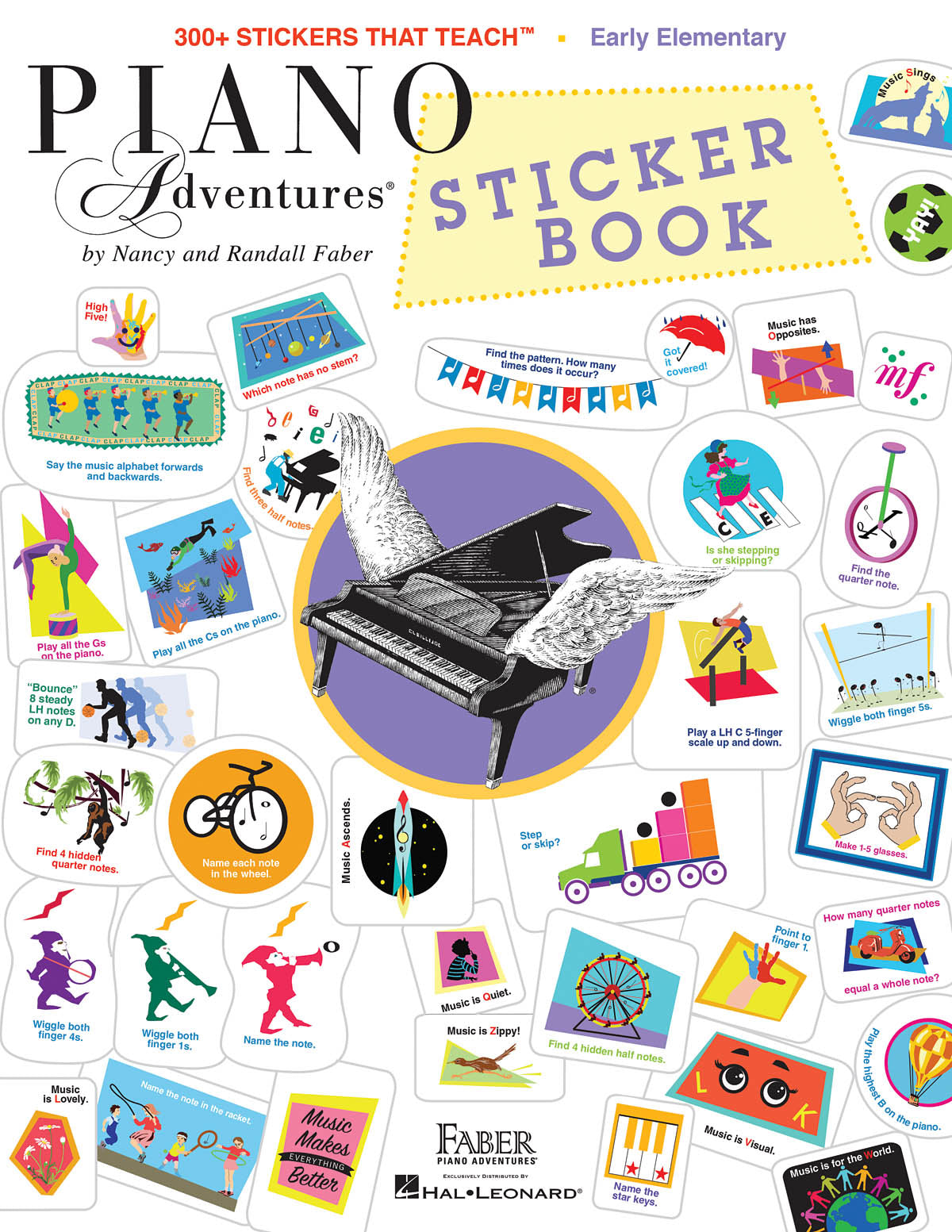 Piano Adventure Sticker Book