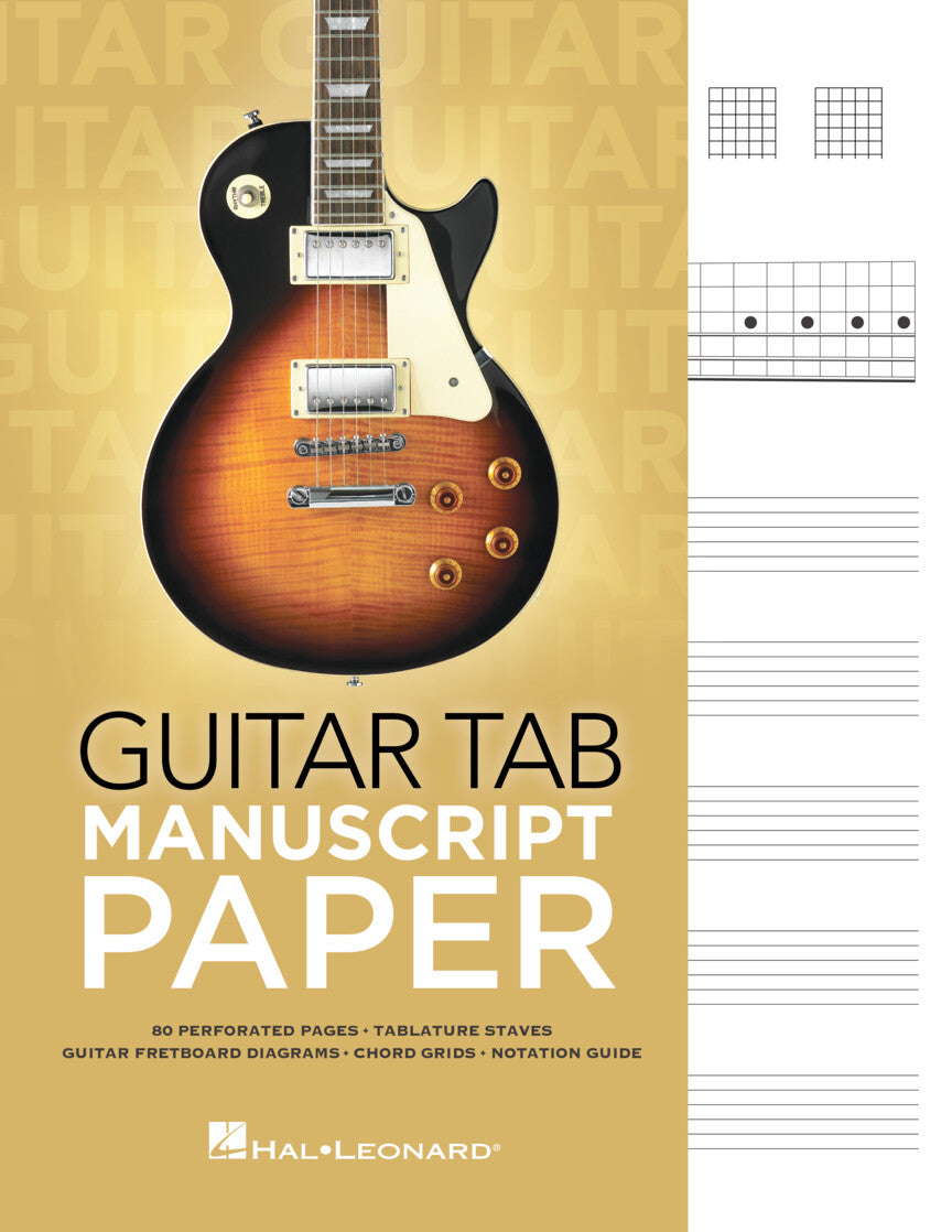 Guitar Tab Manuscript Paper HL