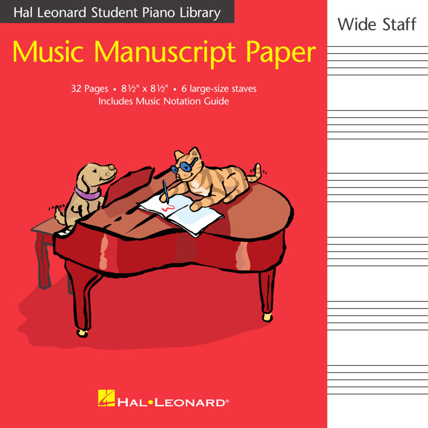 Manuscript Paper Wide Staff HL Student