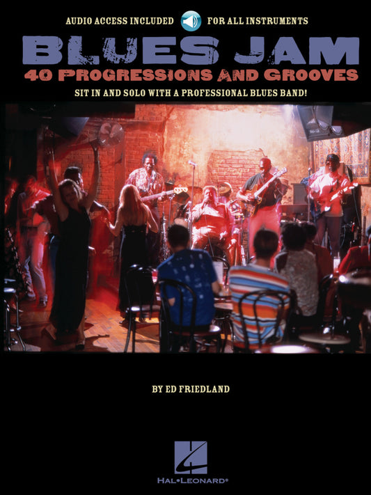 Jamtrax Blues 40 Prog Grooves BK/CD HL