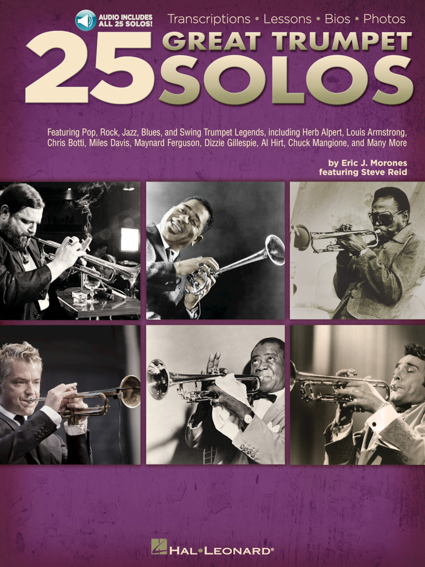 25 Great Tpt Solos Bk+CD HL