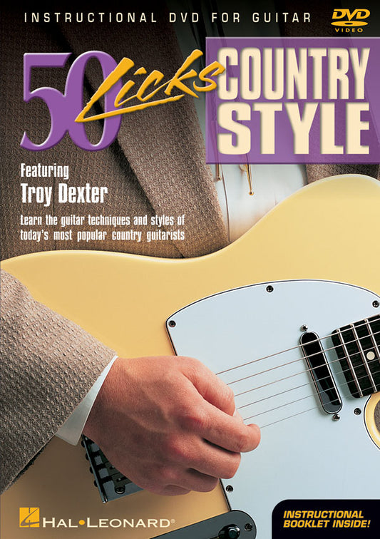 50 licks country style gtr DVD