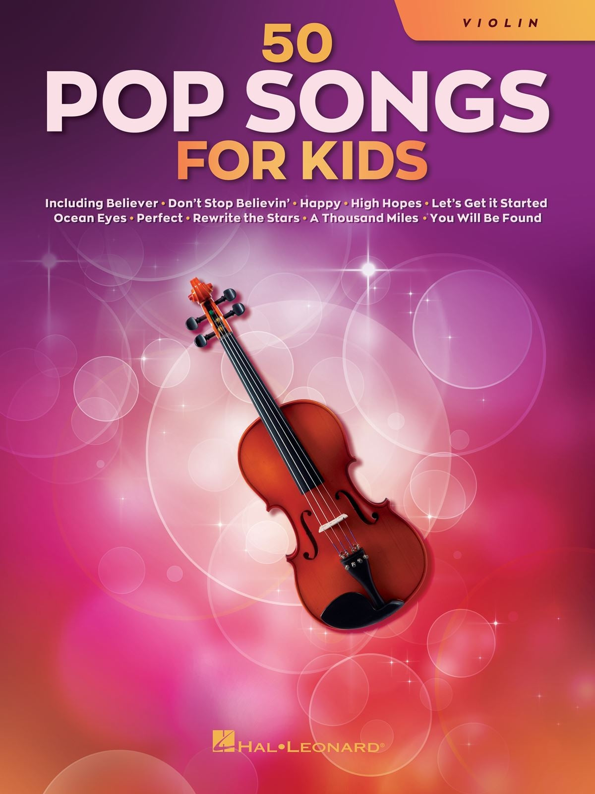 50 Pop Songs For Kids Vln HL