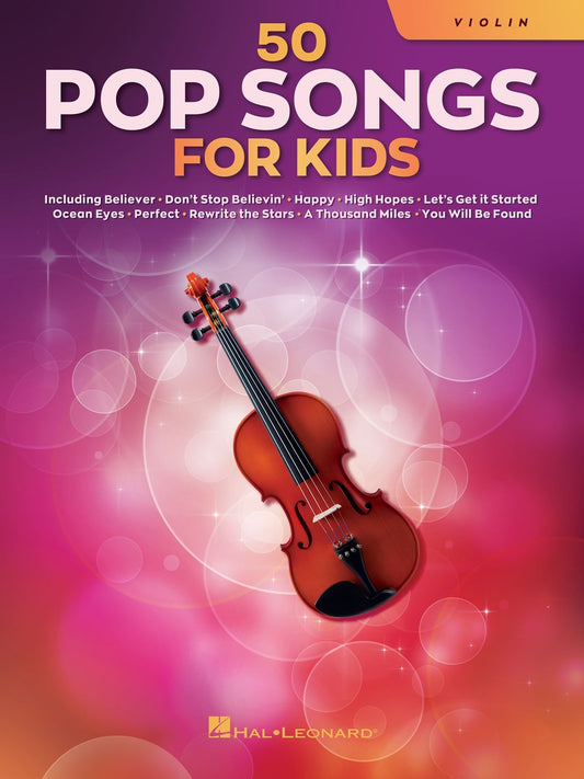 50 Pop Songs For Kids Vln HL