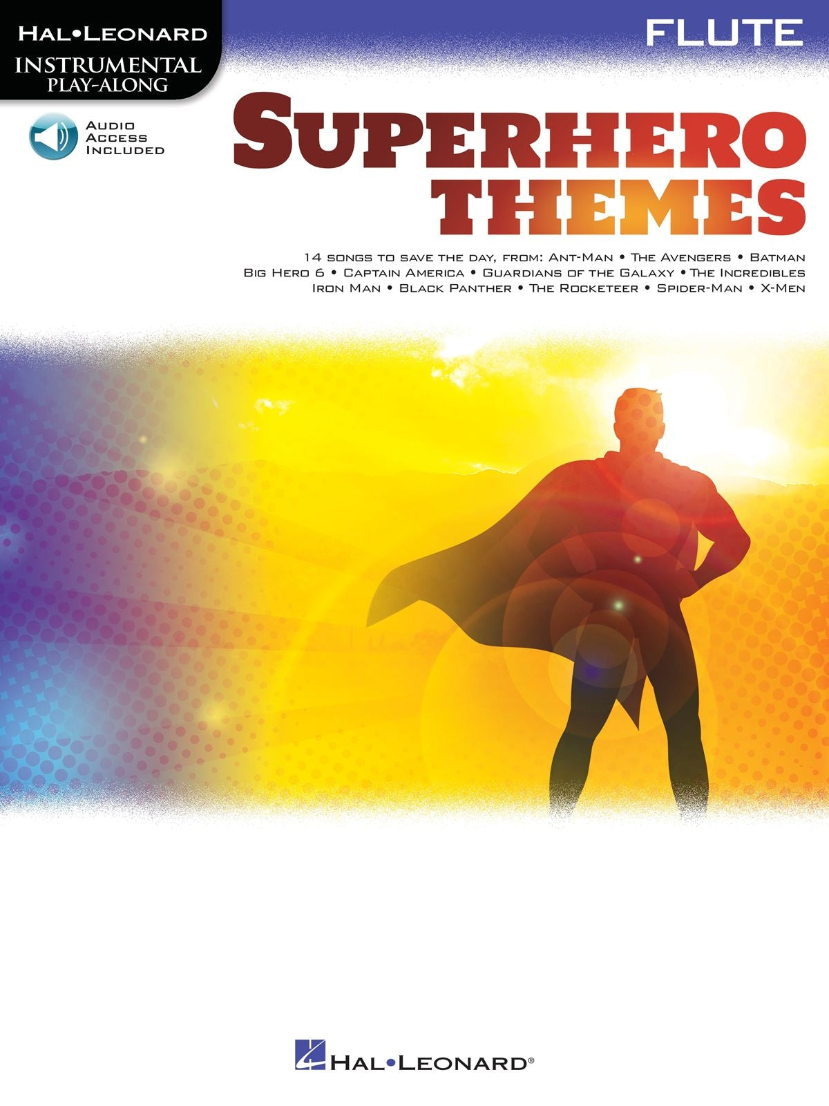 Superhero Themes for Flute HL+Aud Acc