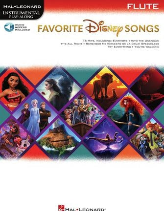 Favourite Disney Songs Flute Aud/Acc HL