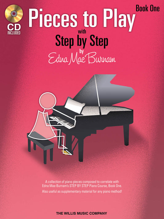 Pieces to Play Bk1 Pno Burnam Pink Bk+C