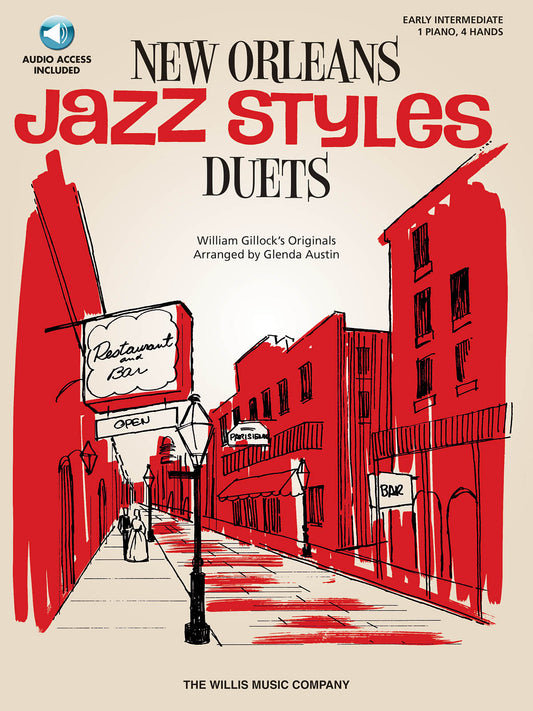 New Orleans Jazz Styles Pno Duet+CD HL