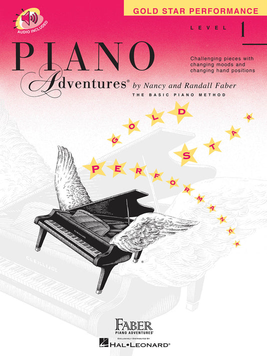 Pno Adventures Gold Star Level 1 bk/cd