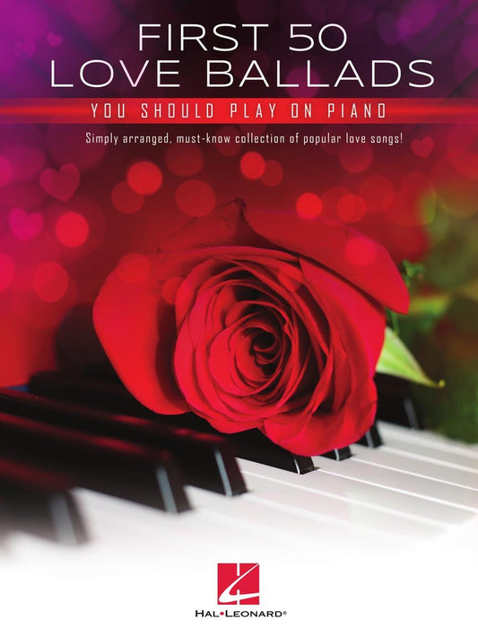 First 50 Love Ballads Pno HL
