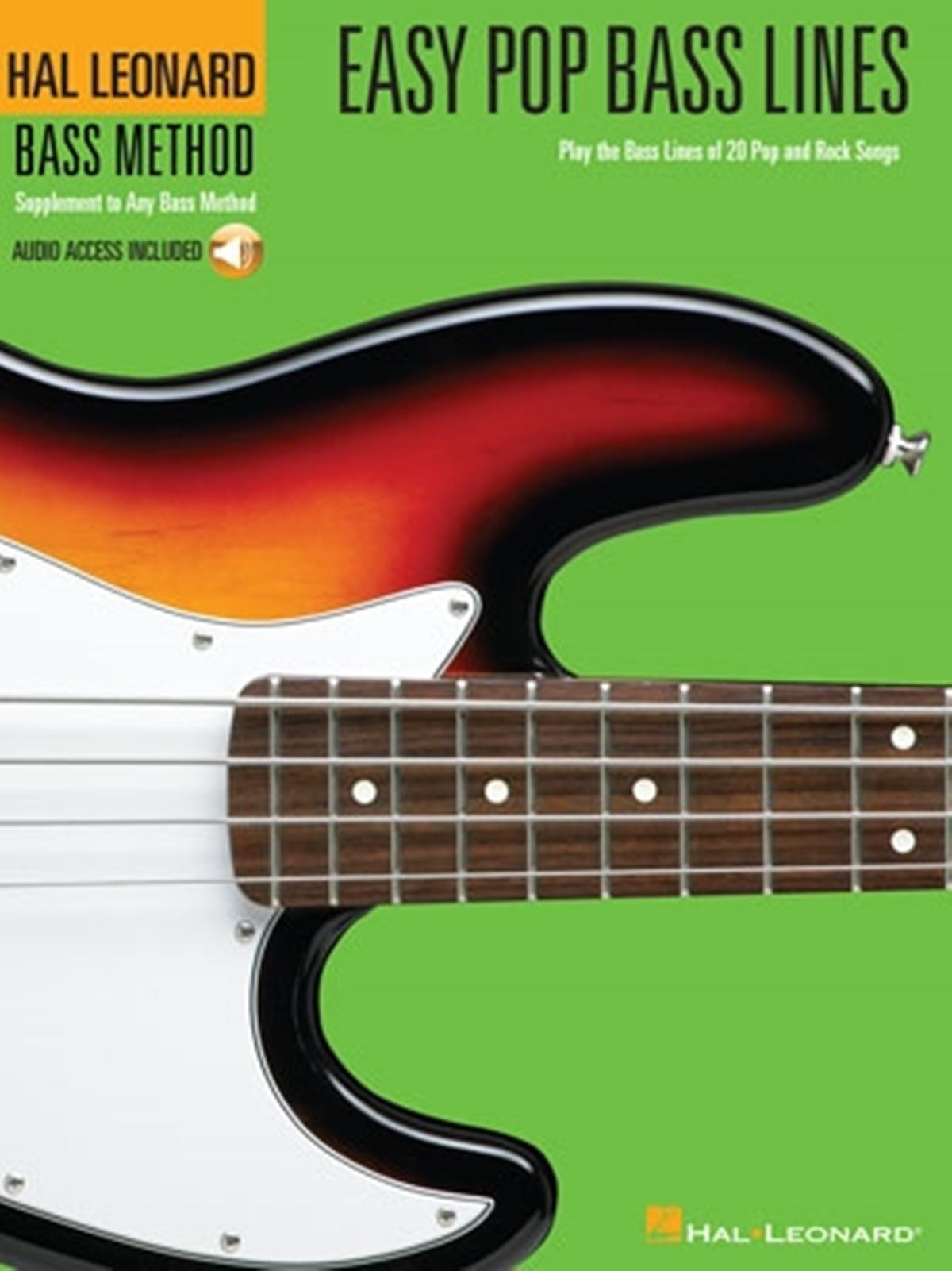 Easy Pop Bass Lines Bk+CD HL