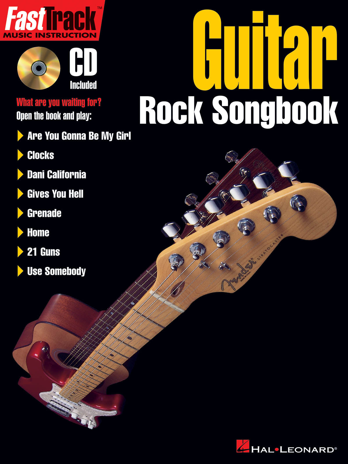 Fast Track Gtr Rock Songbook Bk+CD HL