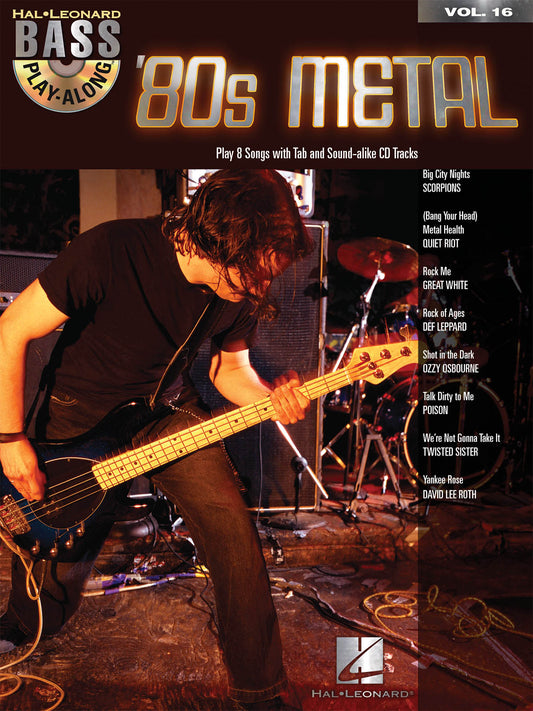 80s Metal Playalong Bass CD
