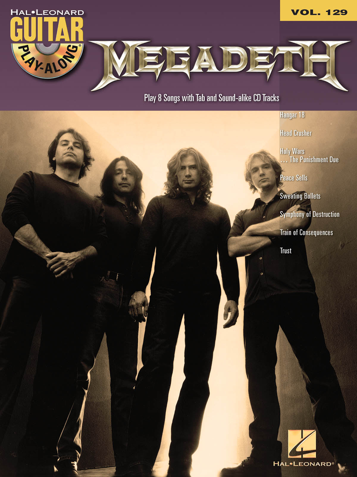 Megadeth Guitar HL Vol129+CD HLGP