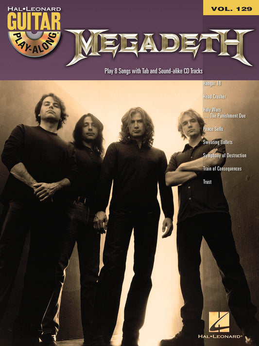 Megadeth Guitar HL Vol129+CD HLGP
