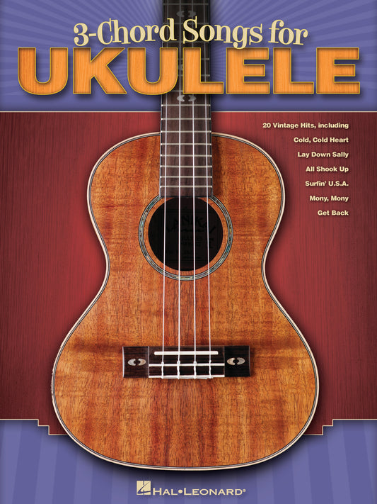 3 Chord Songs For Ukulele HL