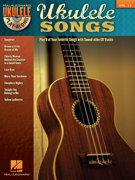 HL Ukulele Songs Play-Along Vol13 Bk+CD