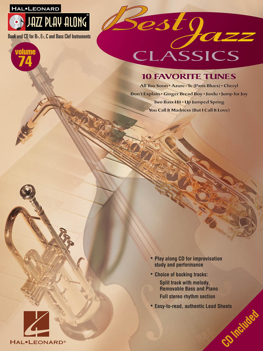 JPA Vol74 Best Jazz Classics BK/CD