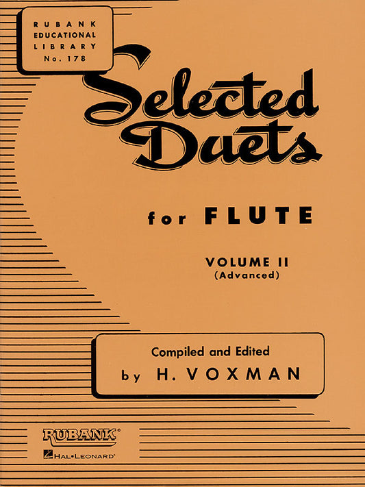 Selected Duets Flt Vol2 Voxman Adv DEH