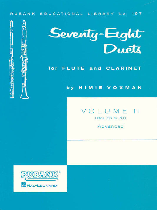 78 Duets Vol2 for Flute and Clarinet Vo