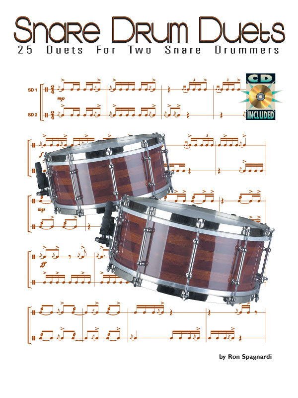 Snare Drum Duets+CD Spagnardi HL DEH