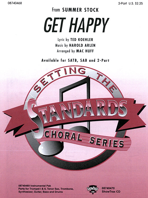 Get Happy 2-part Accompanied FM HL