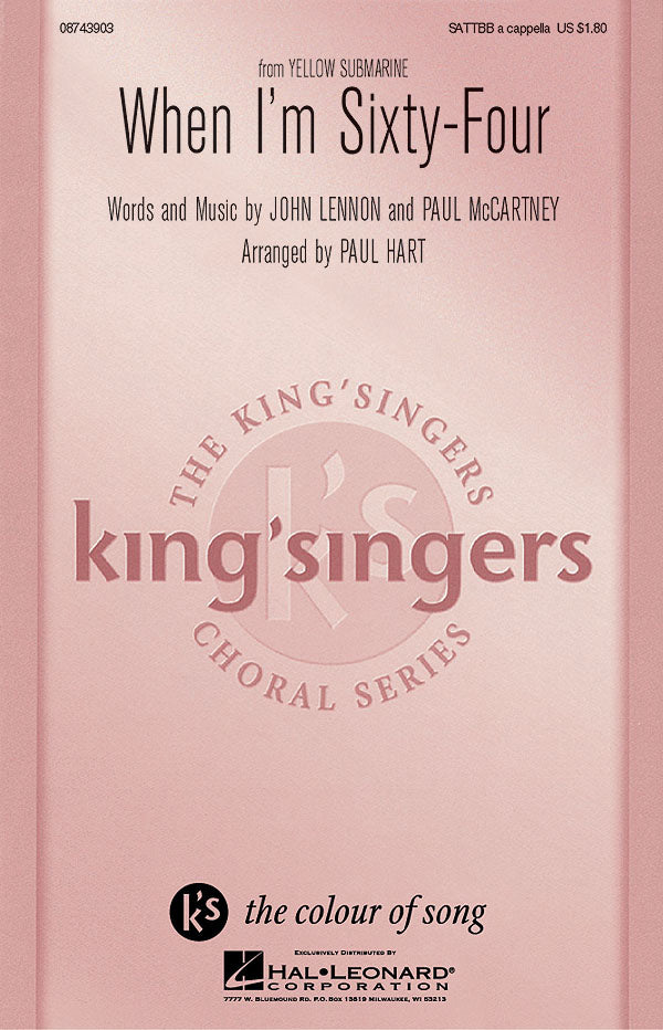 When Im Sixty-Four SATB a cappella Kin
