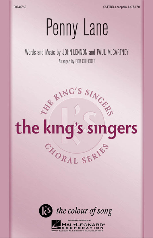 Penny Lane SATTBB a cappella Kings HL