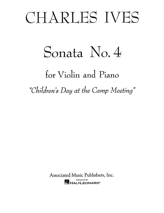 Ives Sonata Vln No4 HL
