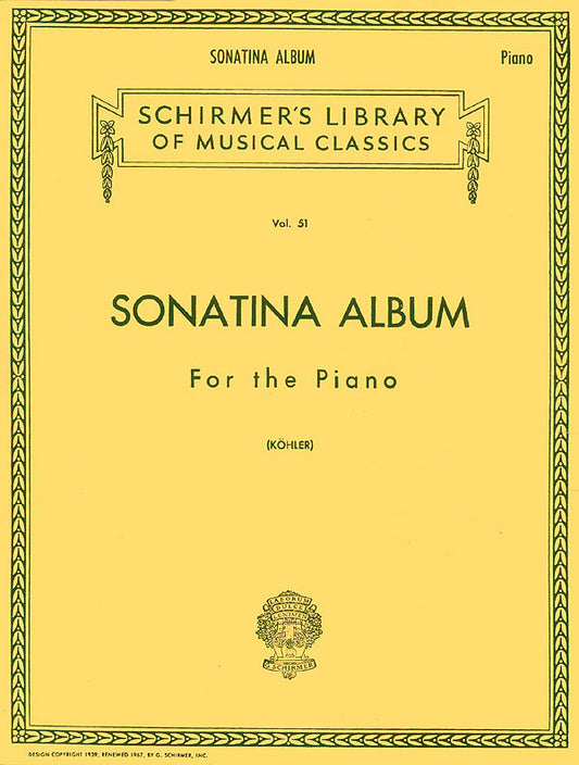 Sonatina Album Pno GS Vol51 Kohler