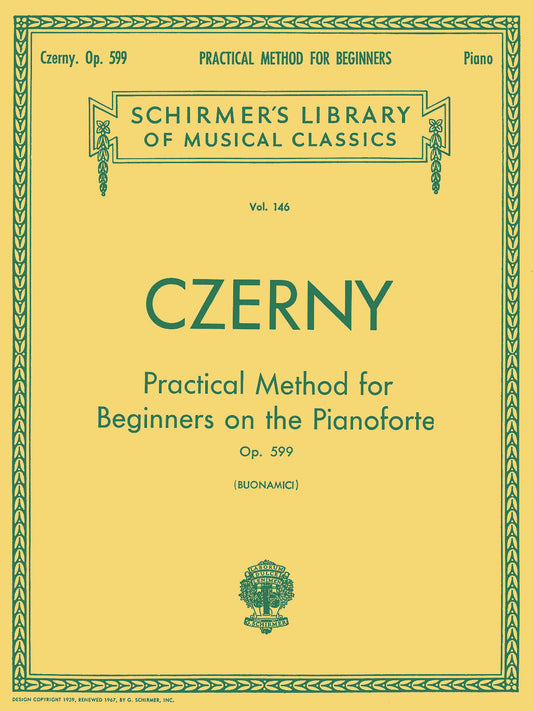 Czerny Practical Method Beginners Op599