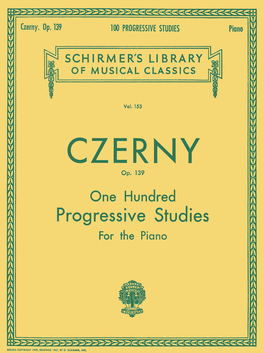 Czerny 100 Progressive Studies Op139 GS