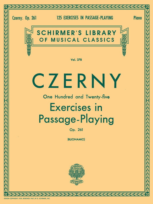 Czerny 125 Exs Pssge Plyng Op261 Pno GS