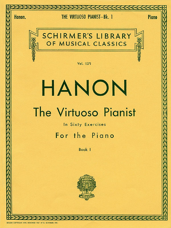 Hanon Virtuoso Pianist Bk1 GS