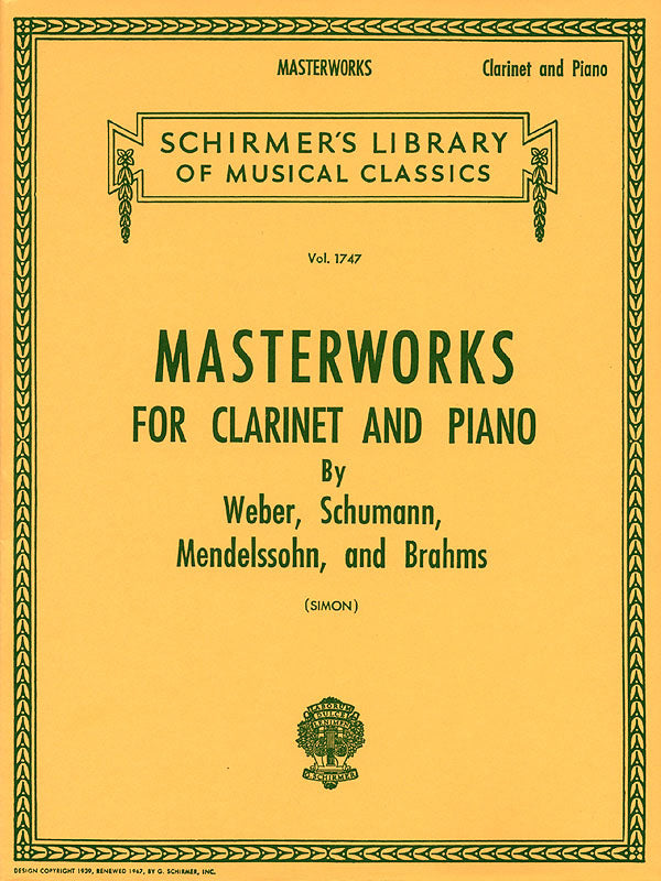Masterworks Clt and Pno GS
