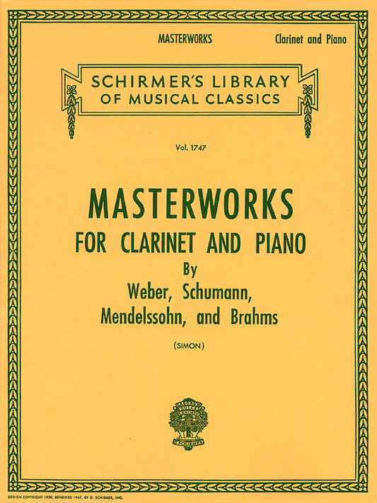 Masterworks Clt and Pno GS