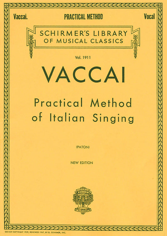 Vaccai Practical Method High Sop GS