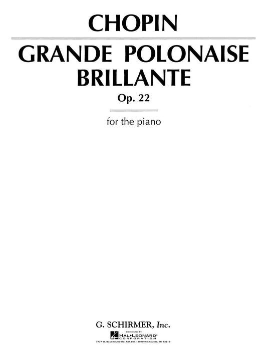 Chopin Grande Polonaise Brillante Op22