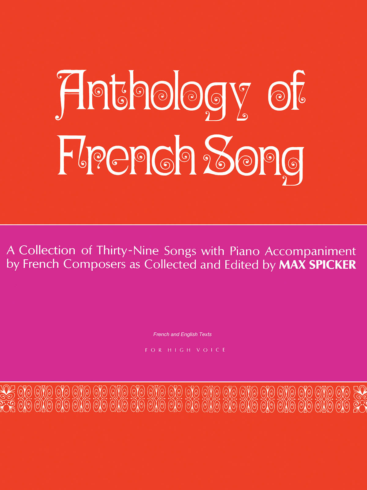 Anthology of Modern French Song GS