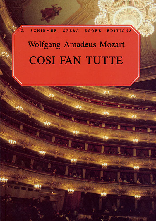 Mozart Cosi Fan Tutte Score Schirmer