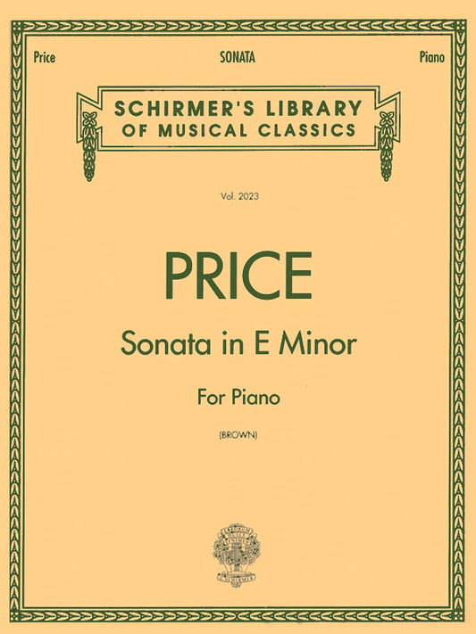 Price Sonata Emin Pno GS