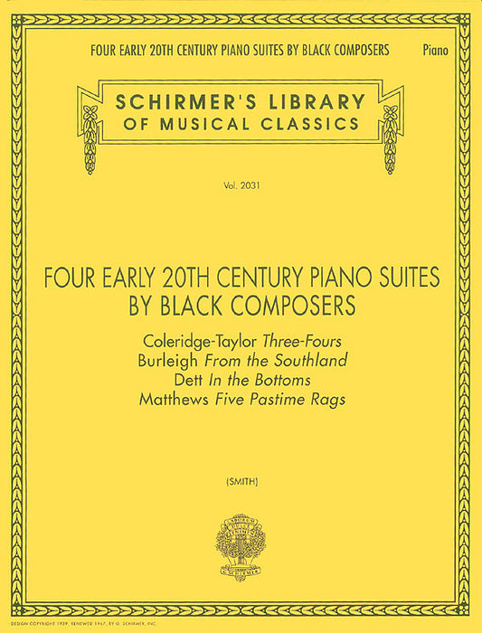 Four Early 20th Century Piano Suites GS
