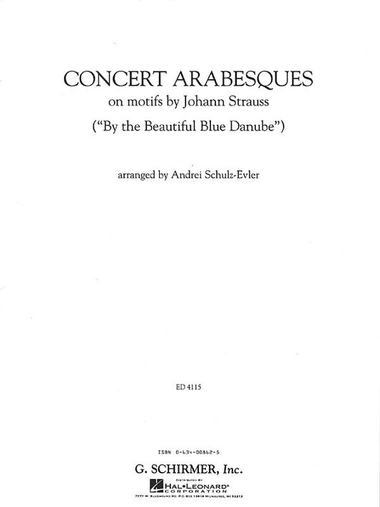 Concert Arabesques Johann Strauss arr E