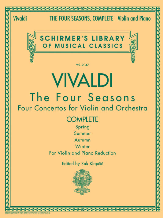 Vivaldi Four Seasons Comp Vln GS