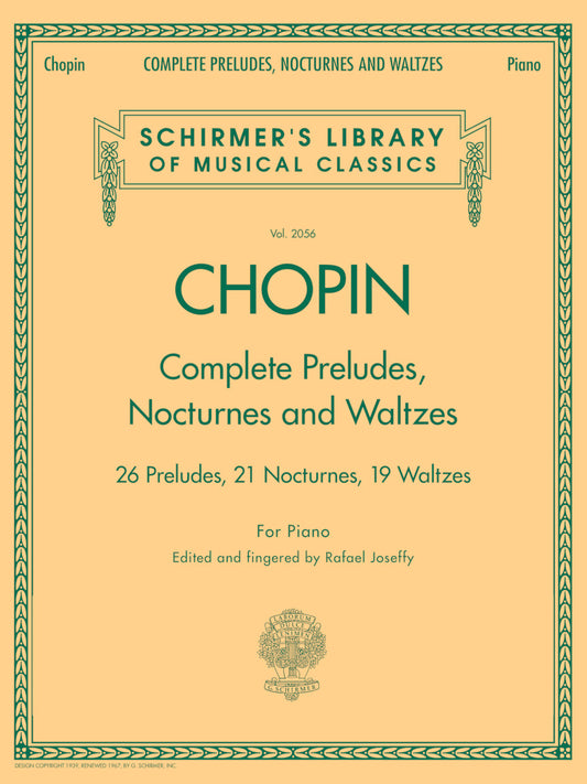 Chopin Preludes Nocturnes & Waltzes Pno