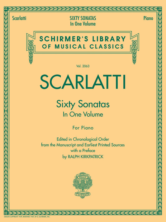 Scarlatti 60 Sonatas Vol 1+2 Pno GS